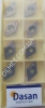Токарные пластины ромб DASAN DCMT11T308 DM9030, набор из 10 шт, для резцов с державками 14х14, 16х16, 20x20, 25x25 мм,  0,8 Радиус